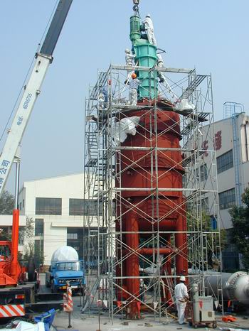 150立方米反應器調(diào)試